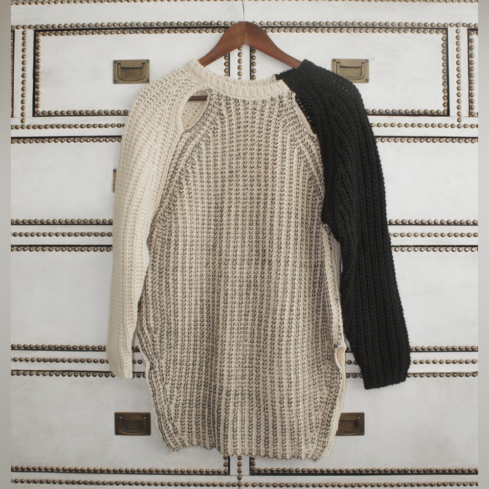 Italian Multicolor Knitted Wool Sweater (Made in Italy)